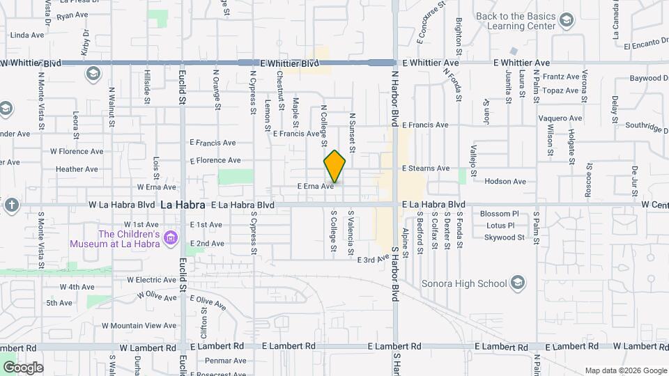 814 E Erna Ave Map and Location Details