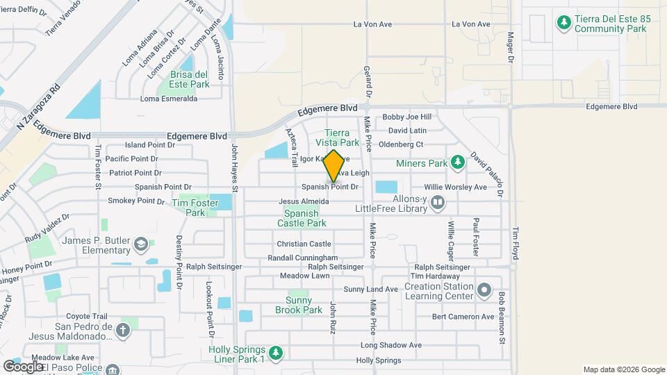 14657 Spanish Point Dr Map and Location Details