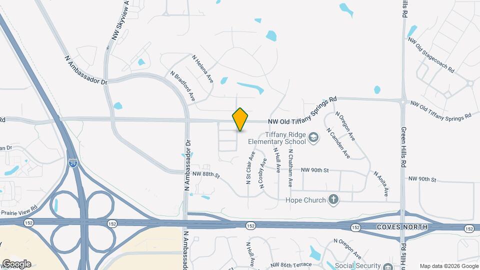 9111 N Dalton Ave Map and Location Details