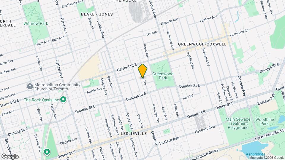 176 Hastings Ave Map and Location Details