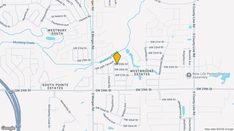 9540 SW 25th St Map and Location Details