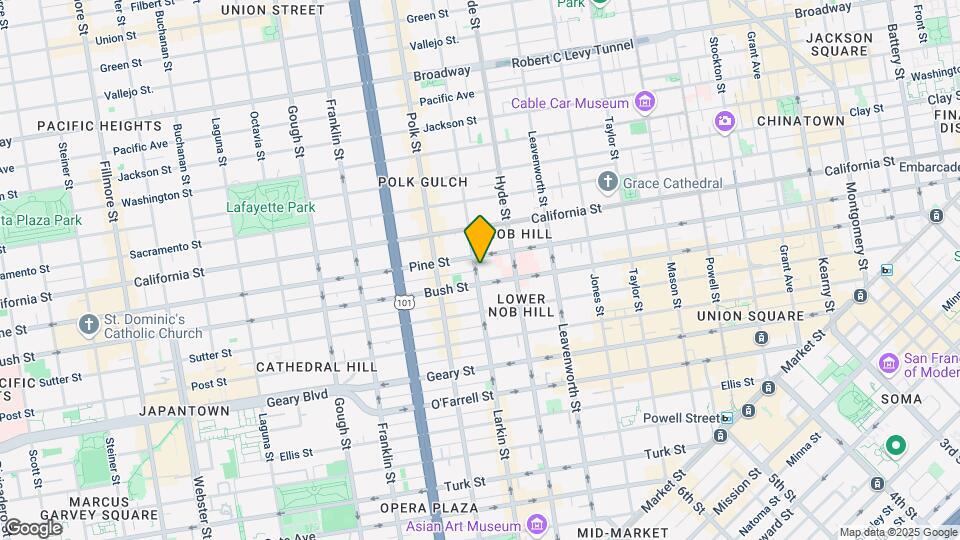 1234 Larkin St Mapa y Detalles de la Ubicación