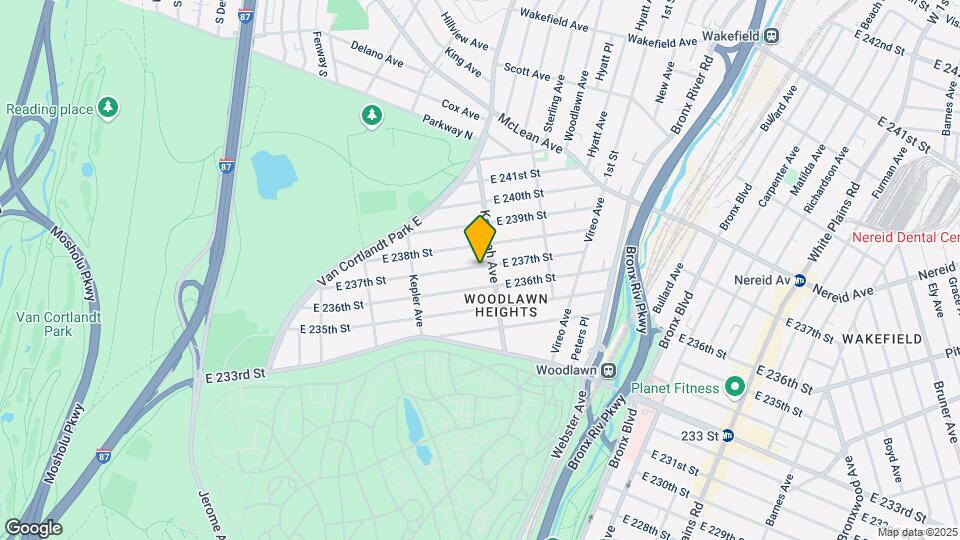 278 E 237th Map and Location Details
