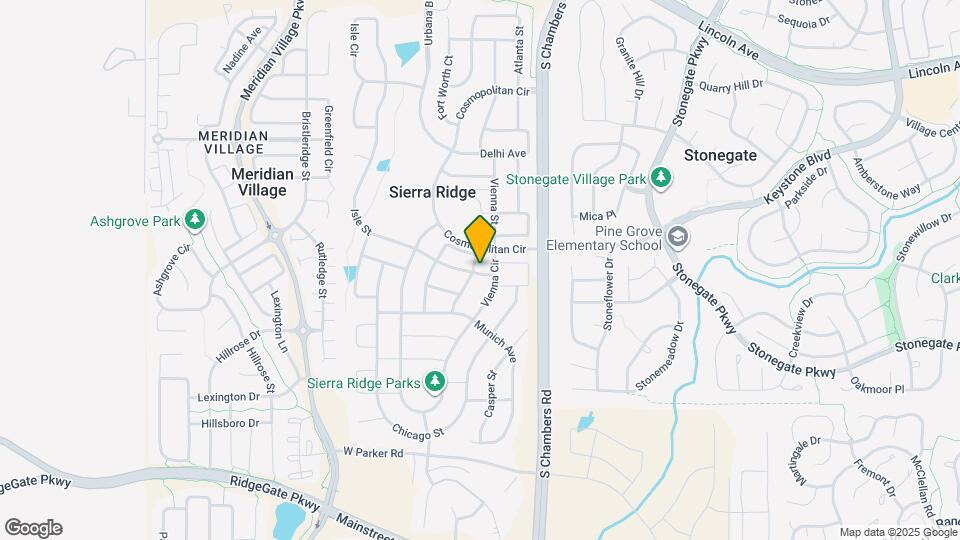 10488 Evansville Cir Map and Location Details