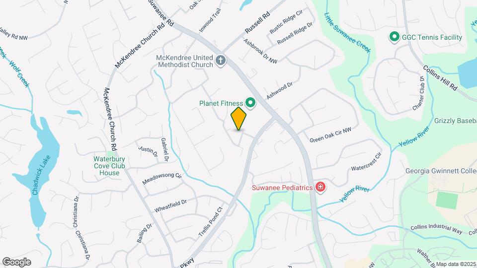 647 Overlook Wood Way NW Mapa y Detalles de la Ubicación