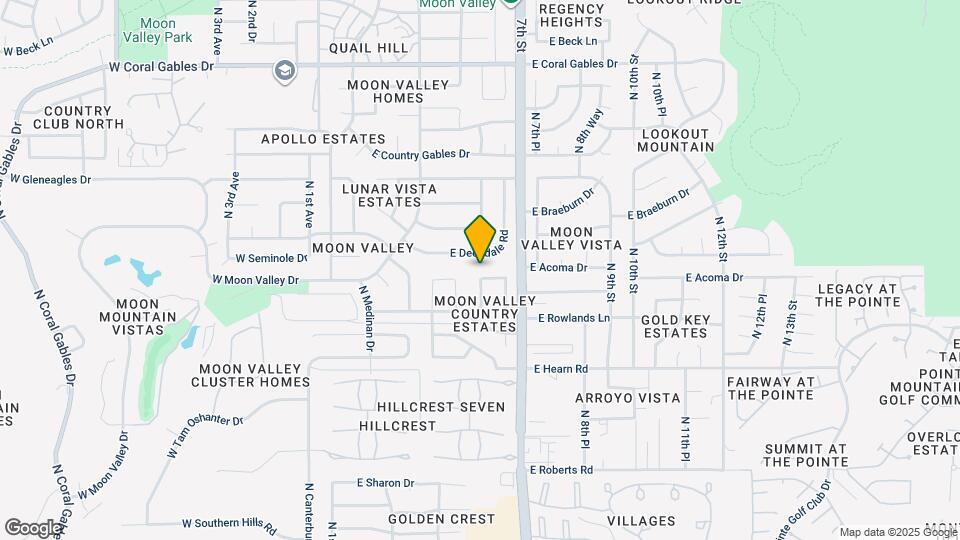 602 E Meadow Ln Map and Location Details