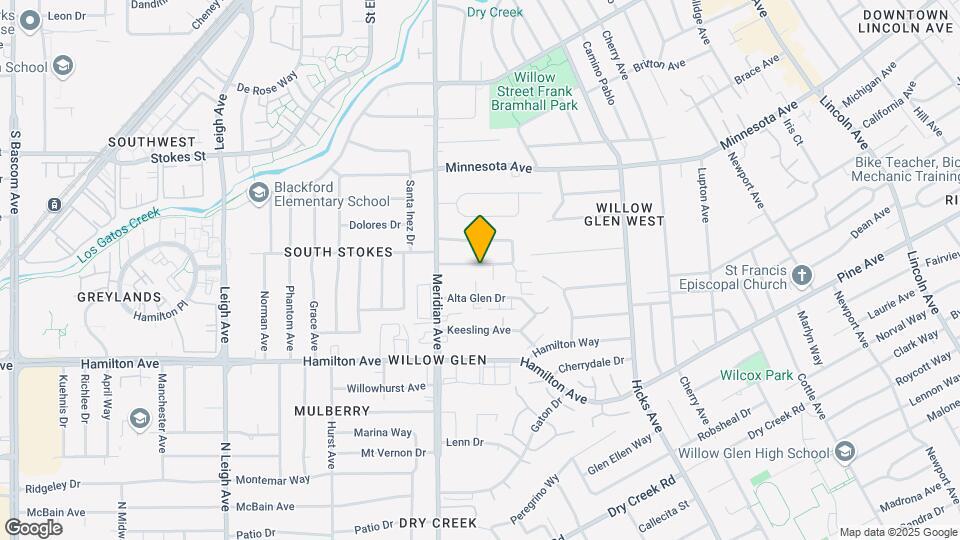 1550 Willowbrae Ave Mapa y Detalles de la Ubicación