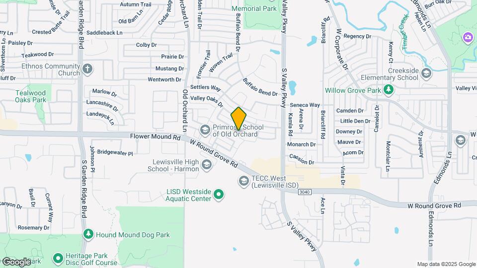 1164 Pleasant Oaks Dr Map and Location Details