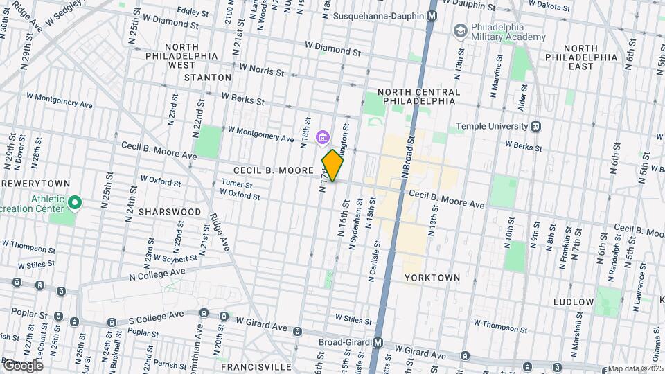 1632 Willington St Mapa y Detalles de la Ubicación