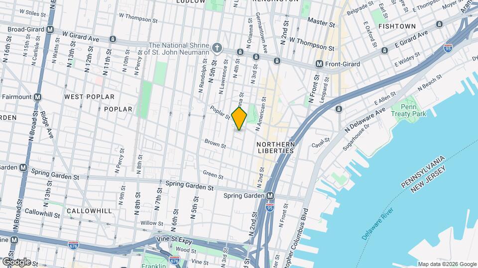 845 N Orianna St Map and Location Details