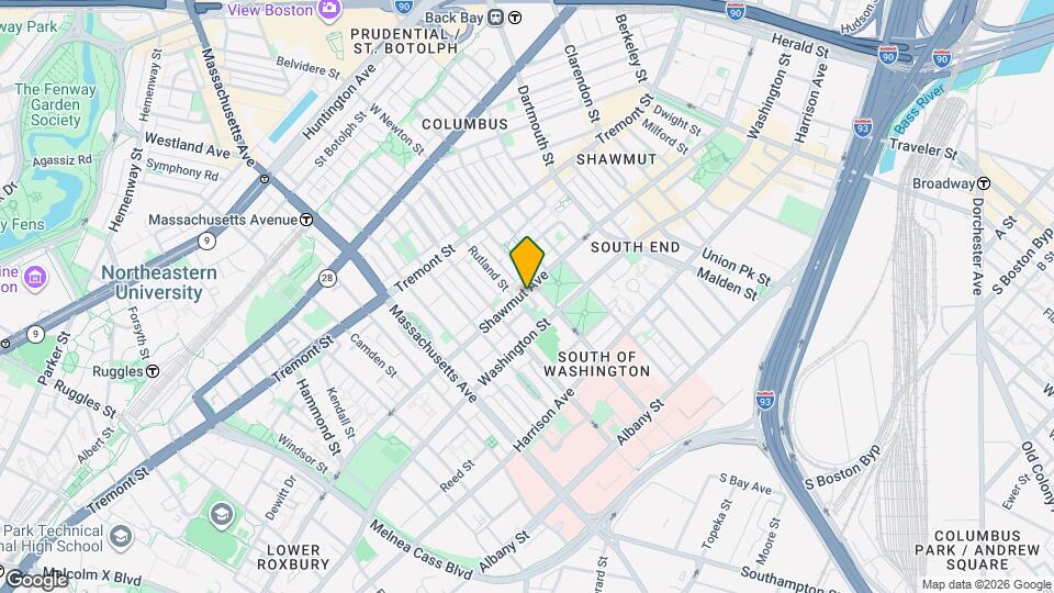 446 Shawmut Ave Map and Location Details