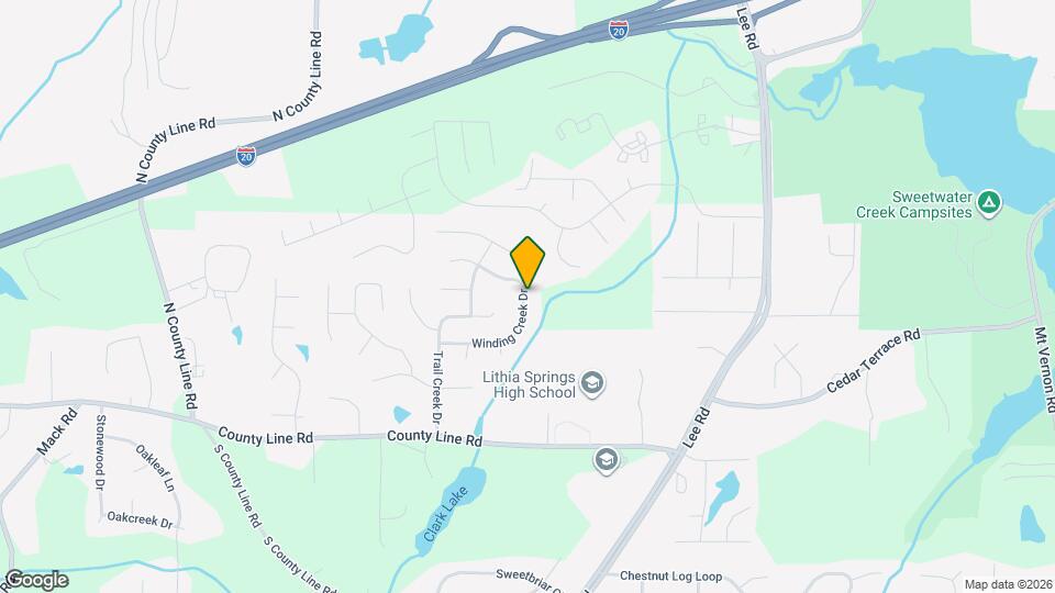 2555 Winding Creek Dr Map and Location Details