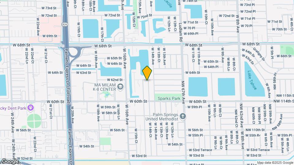 6174 W 14th Ct-Unit -0 Map and Location Details