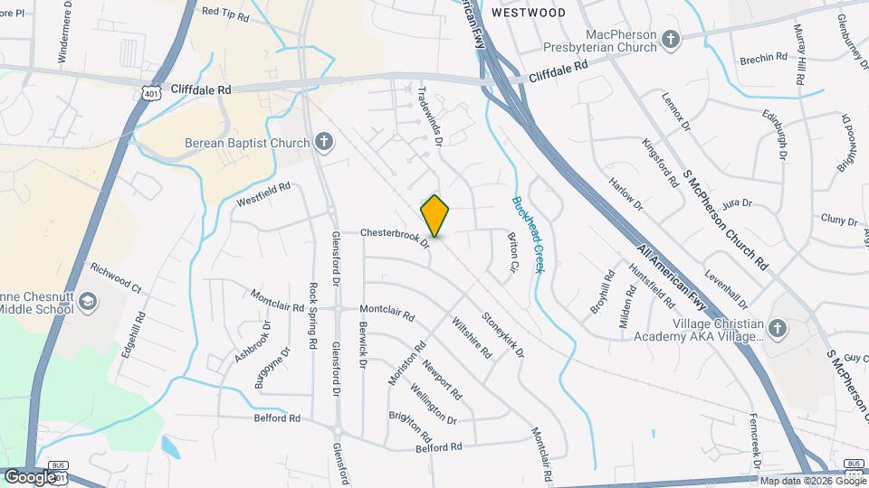 4408 Chesterbrook Dr Map and Location Details