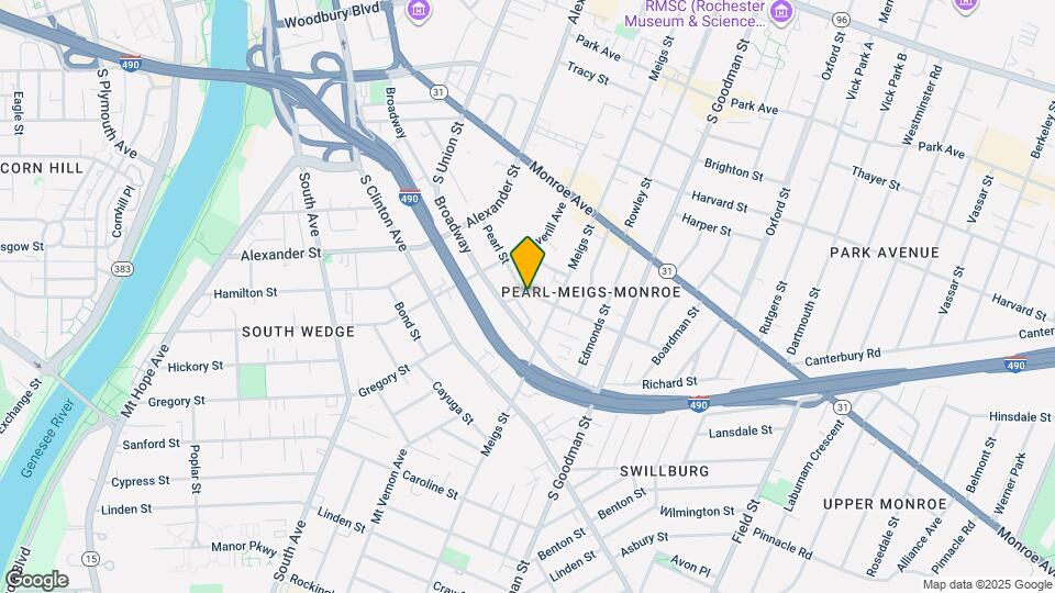 283 Pearl St Map and Location Details