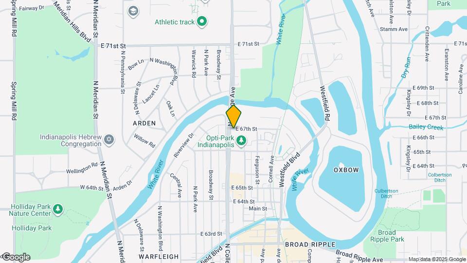 6683 N College Ave Map and Location Details