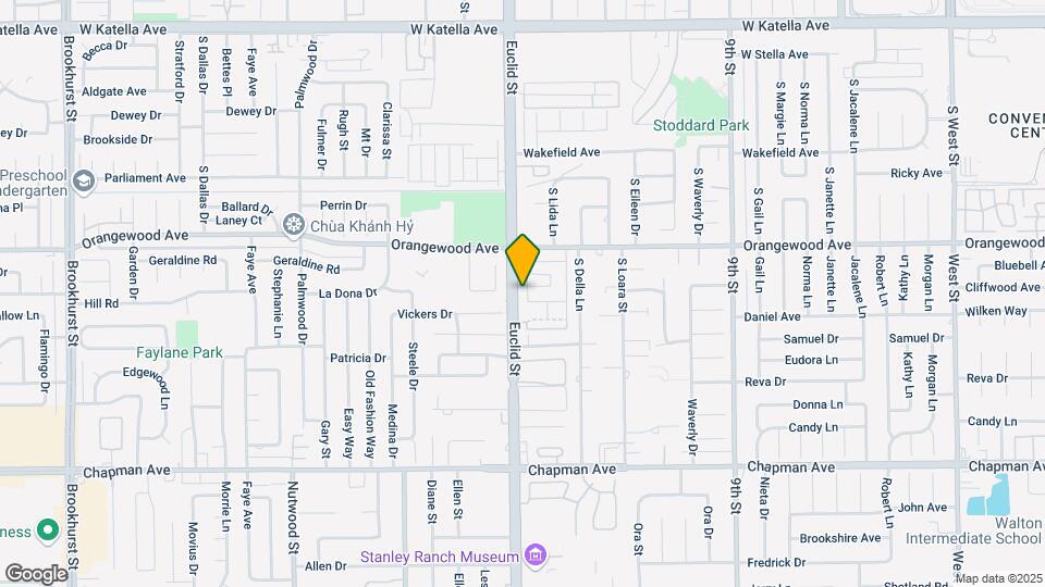 2136 S Euclid St Map and Location Details