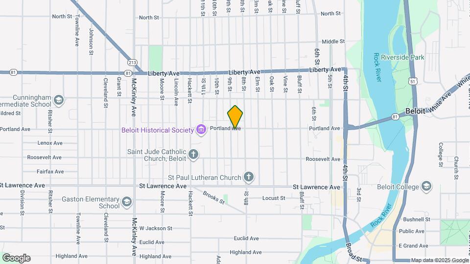 857 9th St Map and Location Details