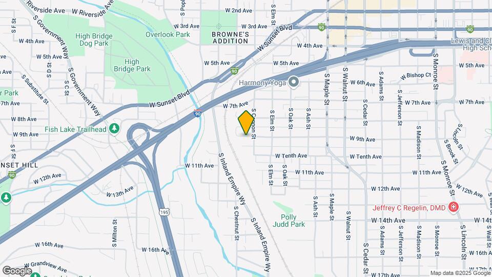 2013 W 9th Ave Map and Location Details