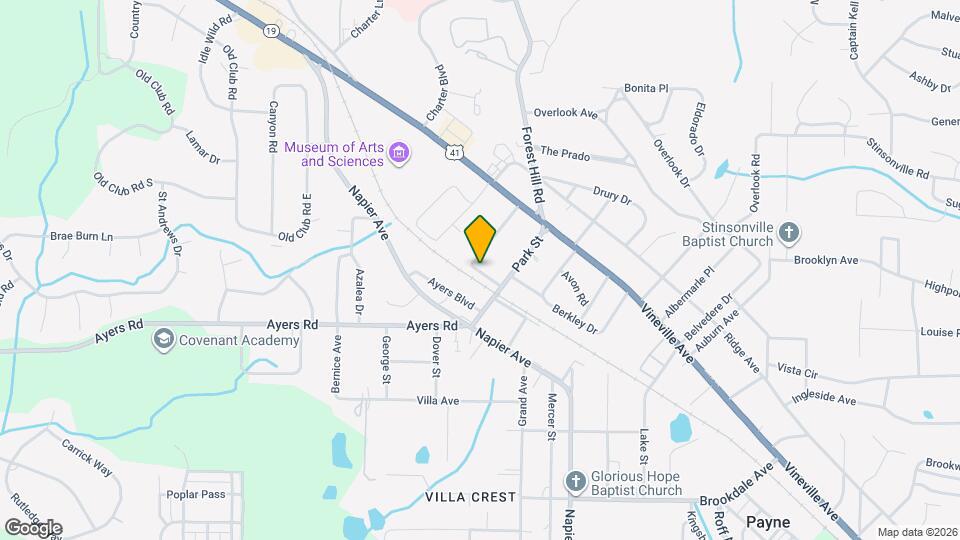 192 Parkwood Ave Map and Location Details