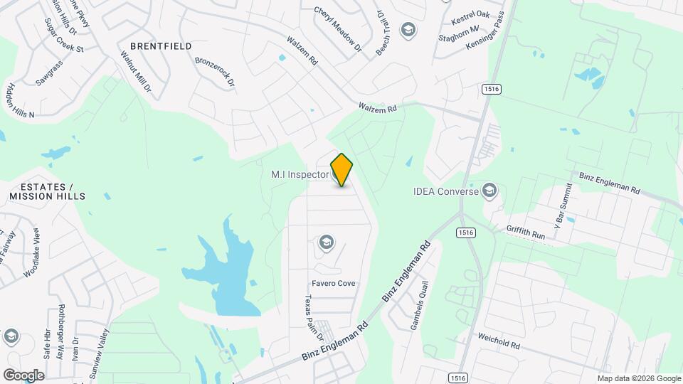 8507 Amistad Cove Map and Location Details