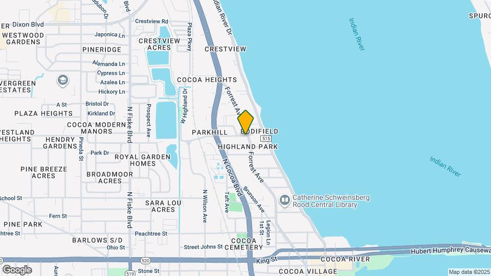805 Forrest Ave Map and Location Details