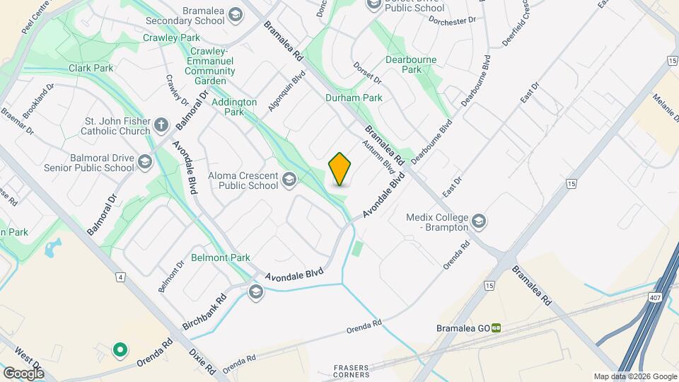 33 Ashwood Crescent Map and Location Details