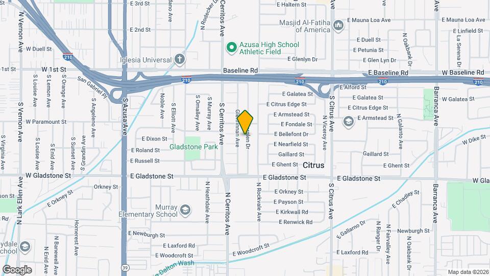 5727 Cedarglen Dr Map and Location Details