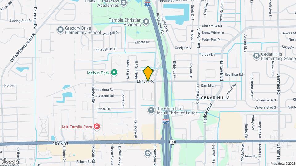 7230 Melvin Rd Map and Location Details