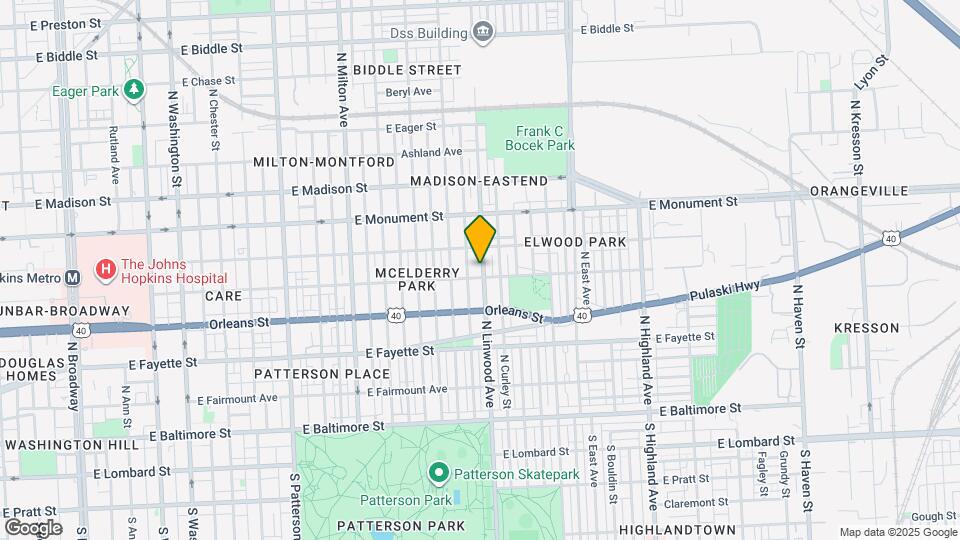 508 N Linwood Ave Map and Location Details