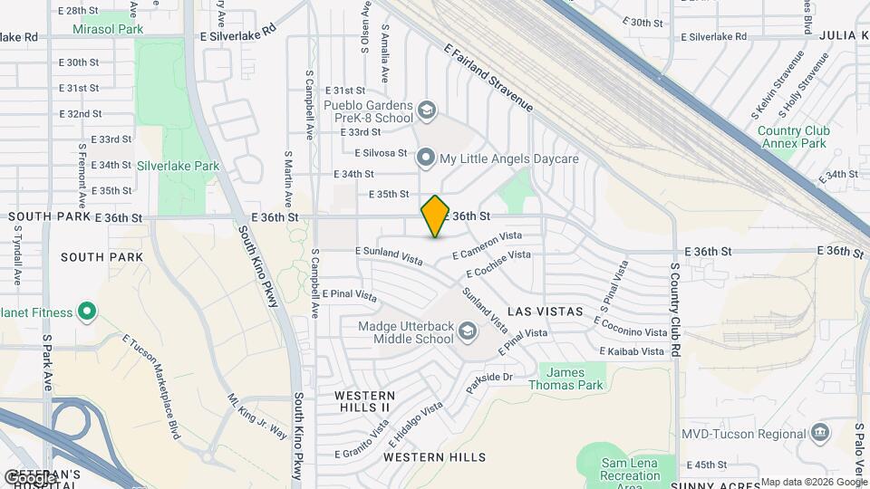 2254 E Monterey Vista Mapa y Detalles de la Ubicación