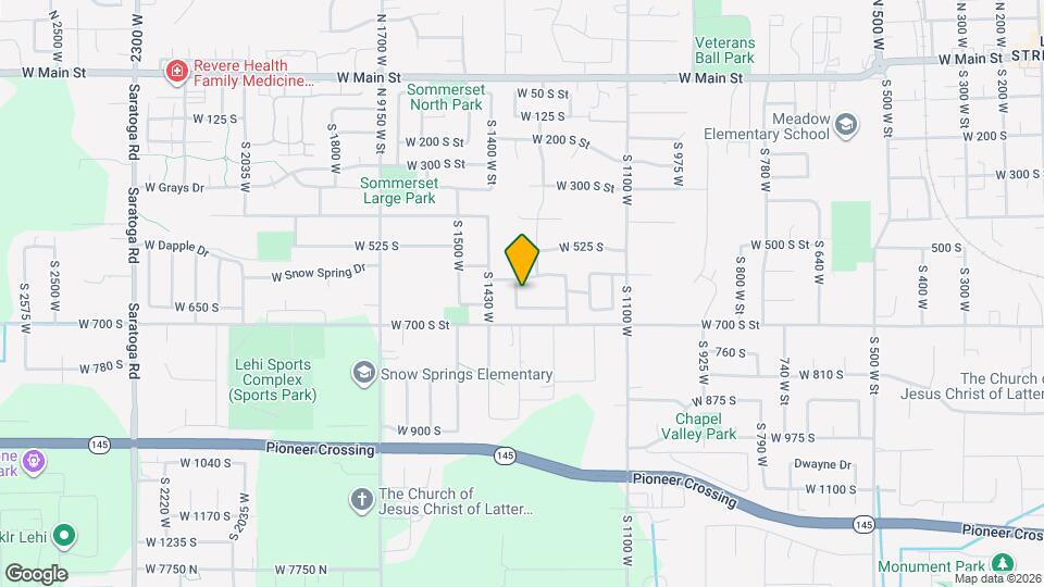 617 S 1370 W Mapa y Detalles de la Ubicación