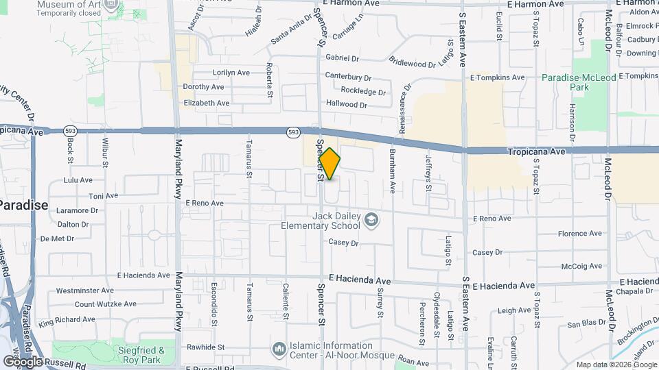 5064 Spencer St Map and Location Details