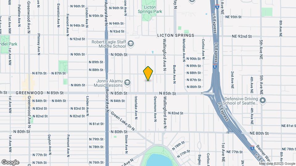 8532 Ashworth Ave N Map and Location Details