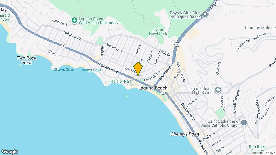 280 Cliff Dr Map and Location Details