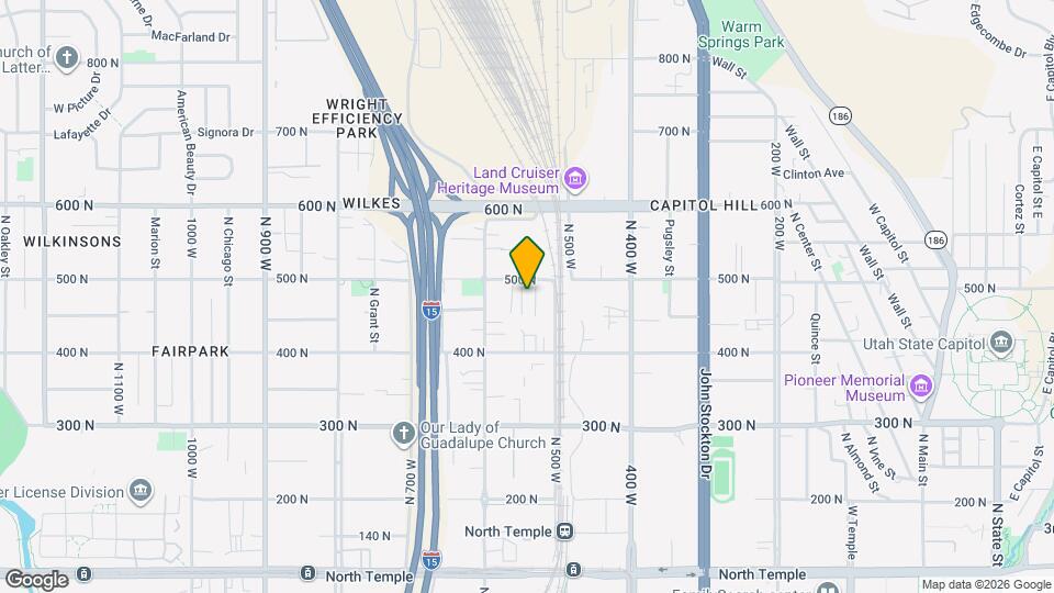 460 N Erie St Map and Location Details