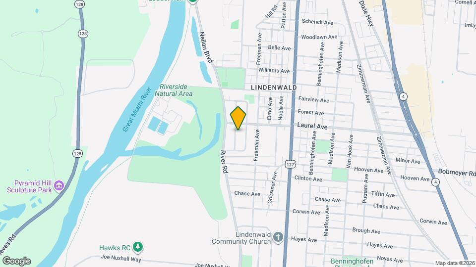 2728 Hilda Ave Map and Location Details