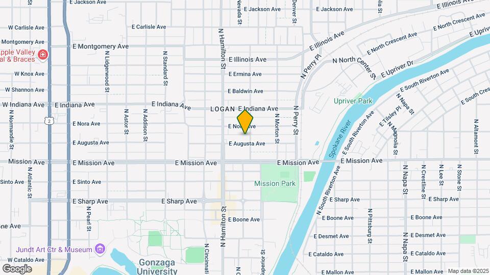 943 E Augusta Ave Mapa y Detalles de la Ubicación