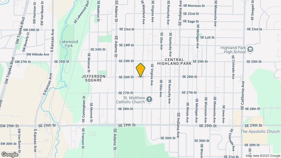 2605 SE Maryland Ave Map and Location Details