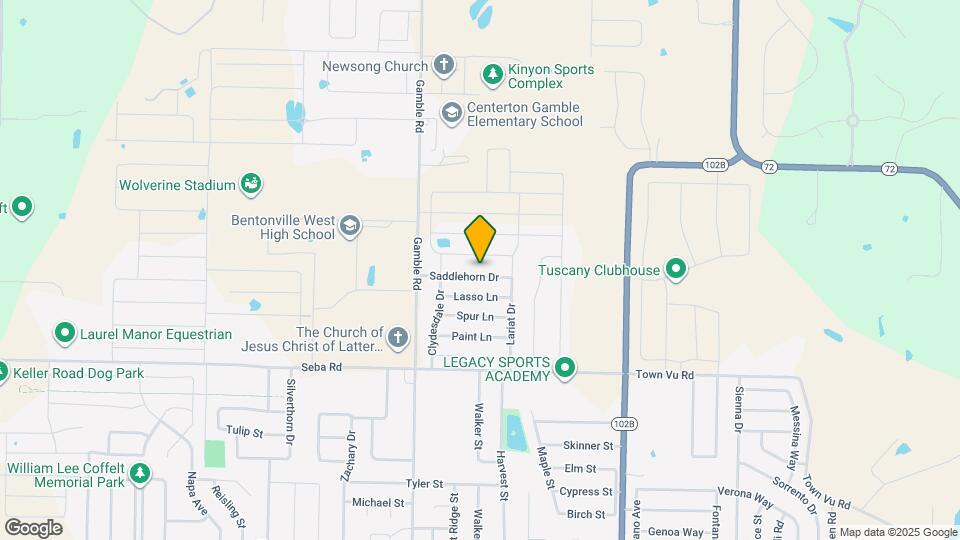 610 Saddlehorn Dr Map and Location Details