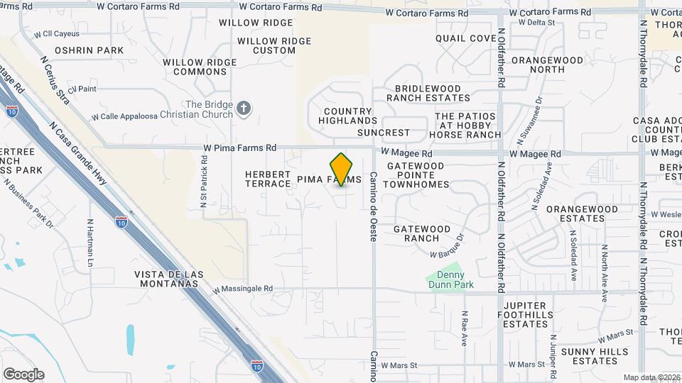 4688 W Beeplant Way Map and Location Details