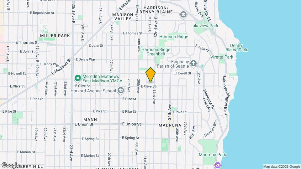 3110 E Olive St Map and Location Details