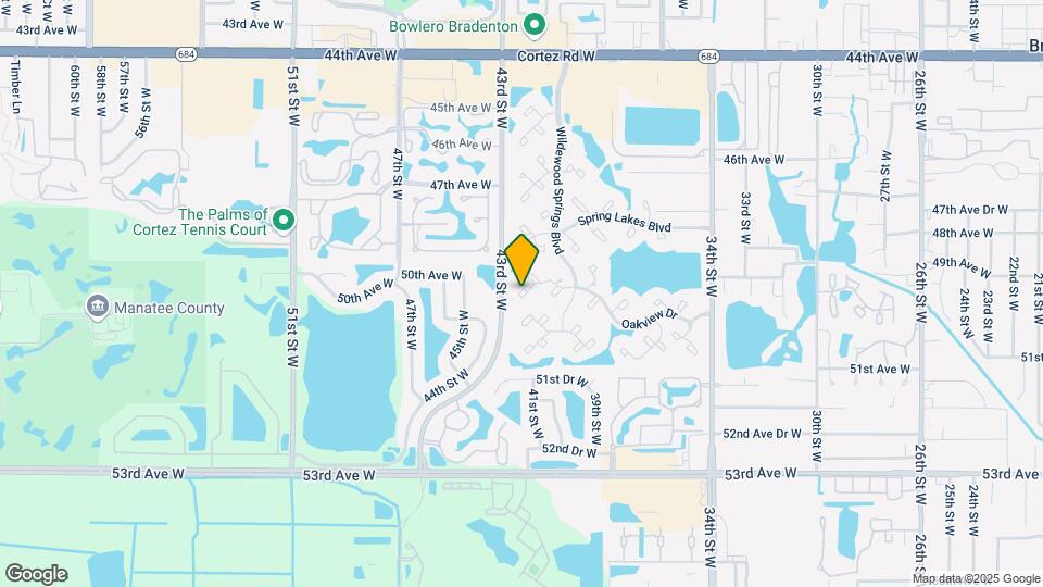 446 Palm Tree Dr Map and Location Details
