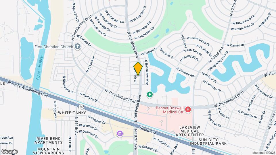 10705 W Topaz Dr Map and Location Details