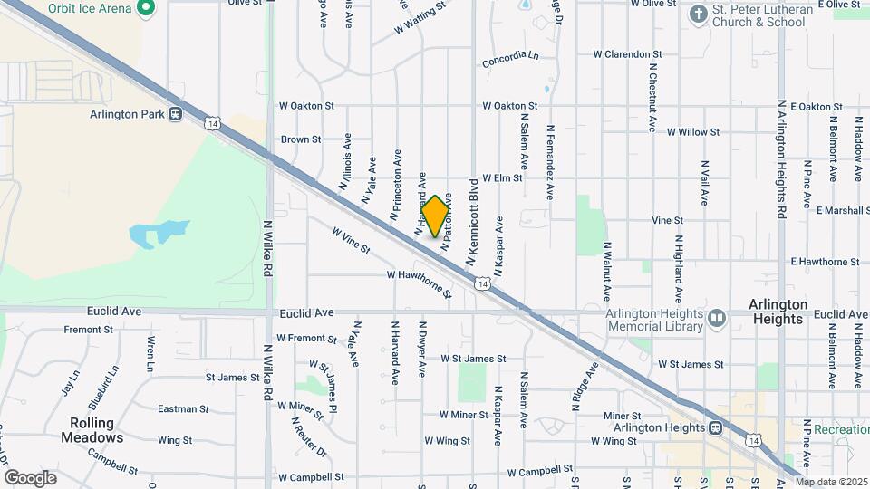 1108 W Northwest Hwy Map and Location Details