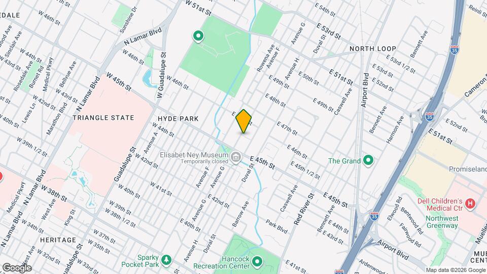 4515 Avenue G Map and Location Details