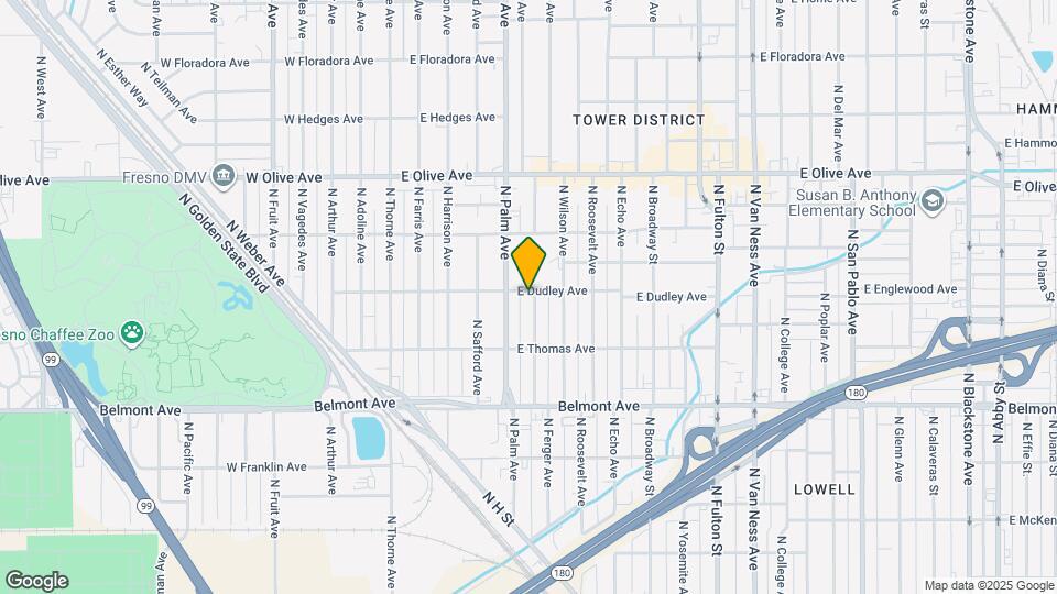 334 E Dudley Ave Mapa y Detalles de la Ubicación