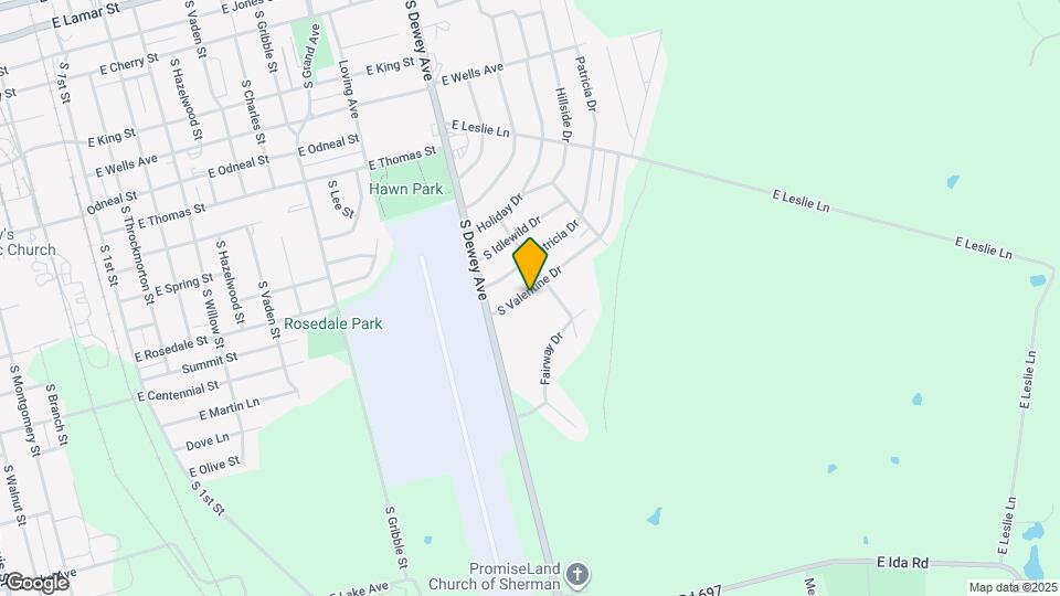 1113 S Valentine Dr Map and Location Details