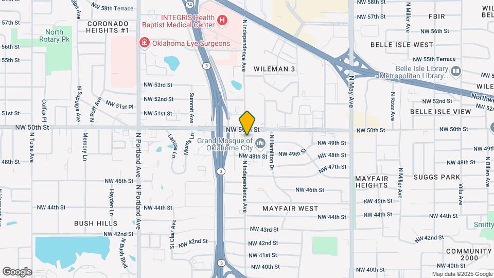 5004 N Independence Ave Map and Location Details
