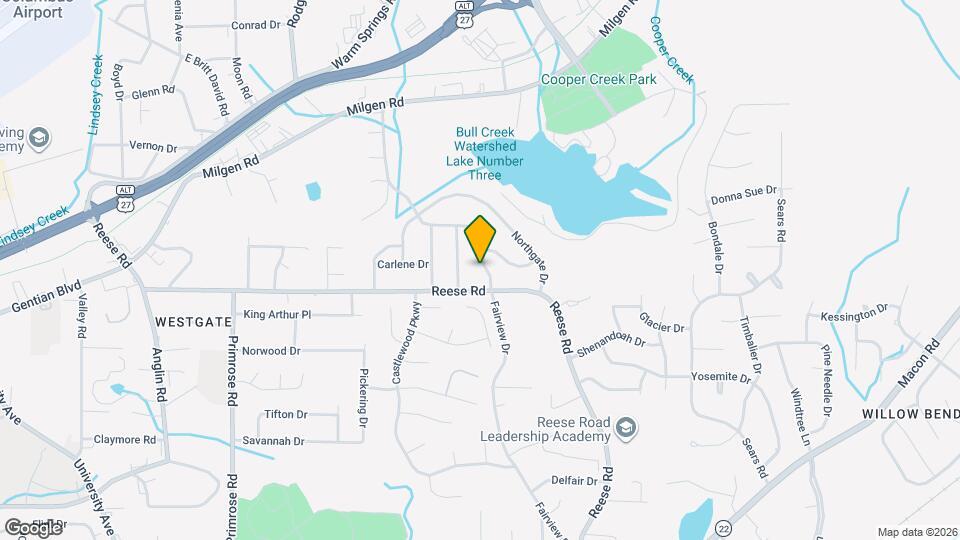 4527 Fairview Dr Map and Location Details